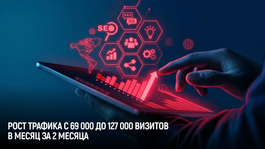 Интернет-аптека, сеть А5 — рост трафика с 69 000 до 127 000 визитов в месяц